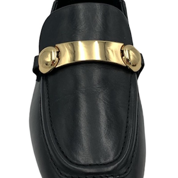 EUC Vince Camuto Leather Slip-On Loafers Padaire Black - Picture 1 of 5